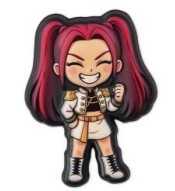 Shoe Charm RedHair Twin Tails