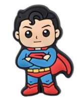 Shoe Charm Superman Fold