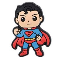 Shoe Charm Superman Standing