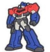 Shoe Charm Transformers Optimu