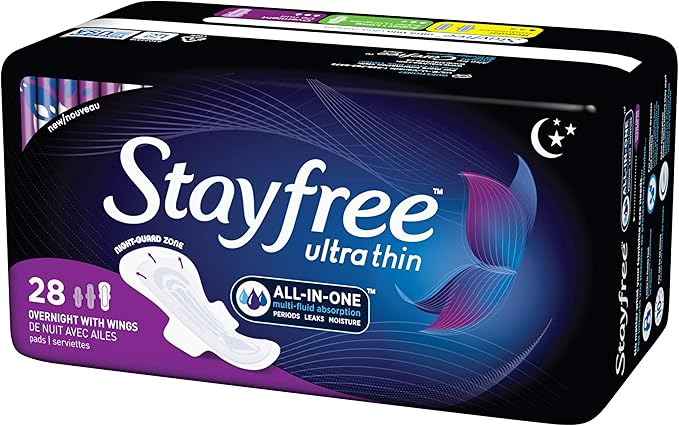 Stayfree Ultrathin Overnight 28 ct