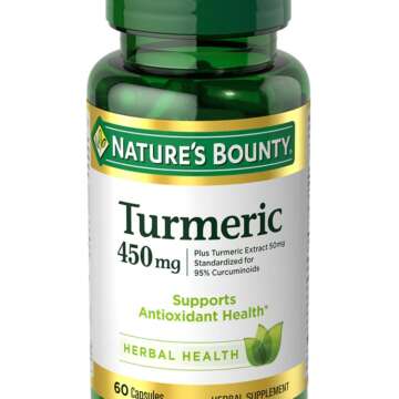 Turmeric 450mg 60 capsules. Nature's Bounty