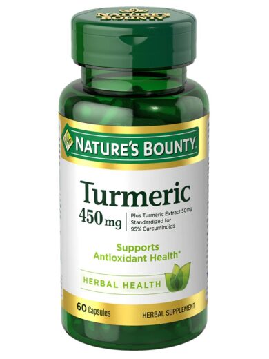 Turmeric 450mg 60 capsules. Nature's Bounty
