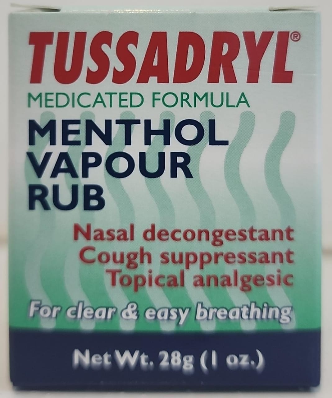 Tussadryl Menthol Vapour Rub 28g