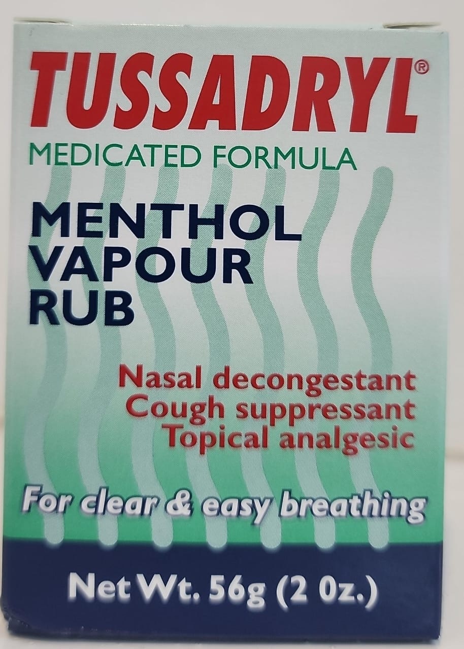 Tussadryl Menthol Vapour Rub 56g
