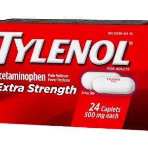 Tylenol Extra Strength 500mg. Acetaminophen