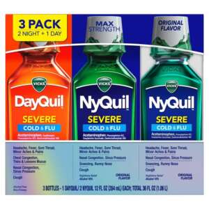 Vick 3 Pack Cold and Flu. Orginal Flavor