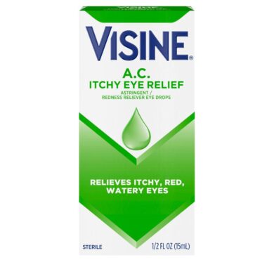 Visine A.C. Itchy Eye Relief. 0.5 Fl Oz Sterile