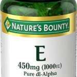 Vit E 450mg (1000IU) Nature's Bounty