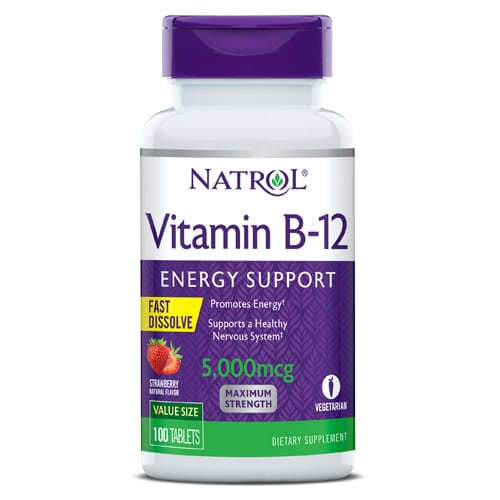 Vitamin B12 5000mcg Natrol. 100 tablets