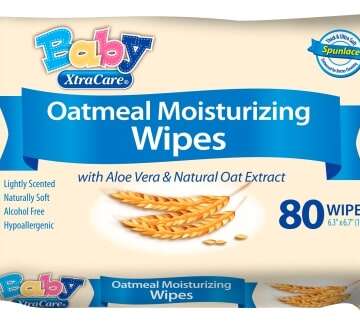 XtraCare Oatmeal Wipes with Aloe Vera and Oat